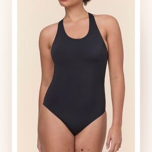 Andie The Tulum One Piece Swimsuit Black‎ Size L NWT